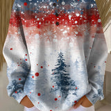 Alessia™ | Weihnachtspullover mit weichem Weihnachtsbaum-Muster