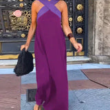 Quirine™ | Maxikleid mit Überkreuzung vorne