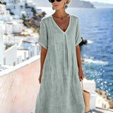 Wrenley™ | Lässiges, locker sitzendes Maxikleid