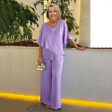 Selina – Elegantes 2-Teiliges Set mit fliessender Silhouette